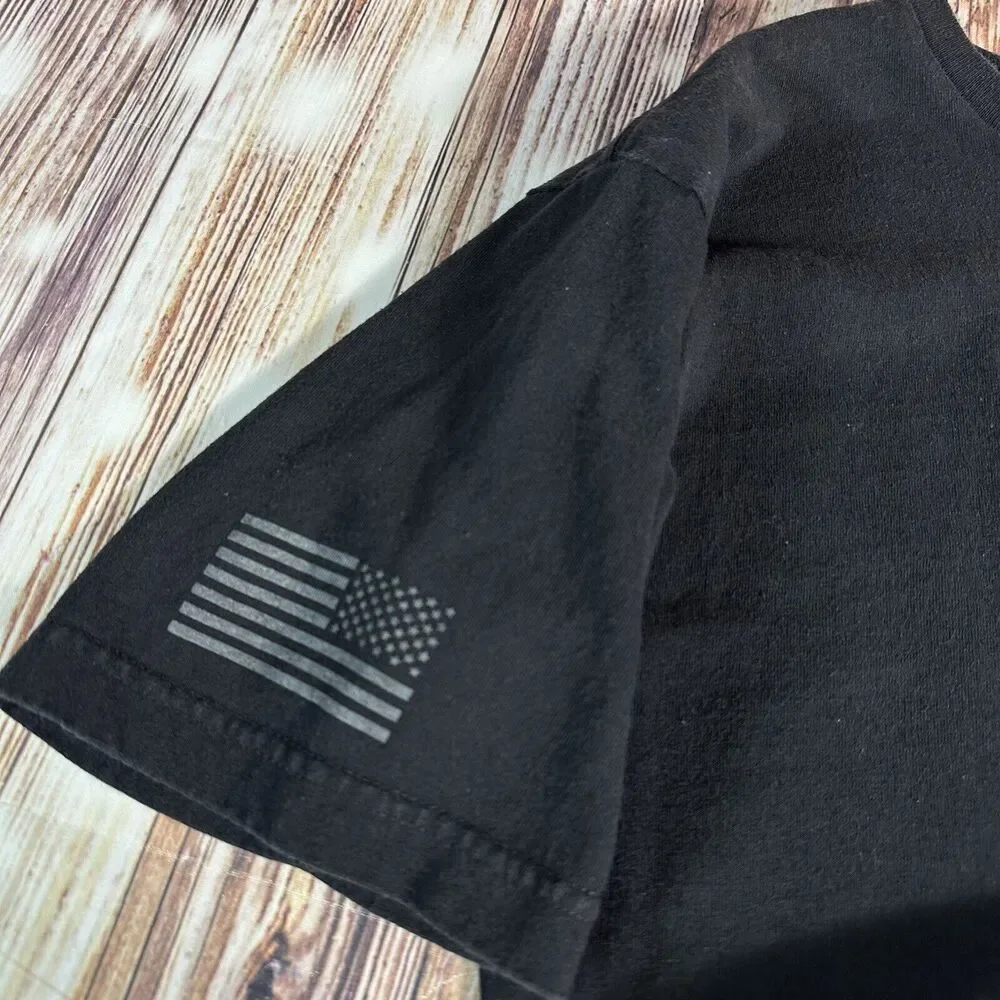 American Vtg Labor Union UAW Local 2209 Indiana Sz Medium Veterans Ride T Shirt - Picture 8 of 10